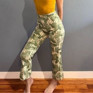 Show Me You Mumu Cropped Hawn Jean, Bamboo Palm, High Waist, Size 27